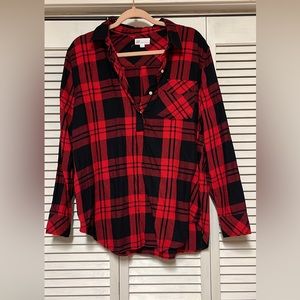 Womens Gap Buffalo plaid Sz.L